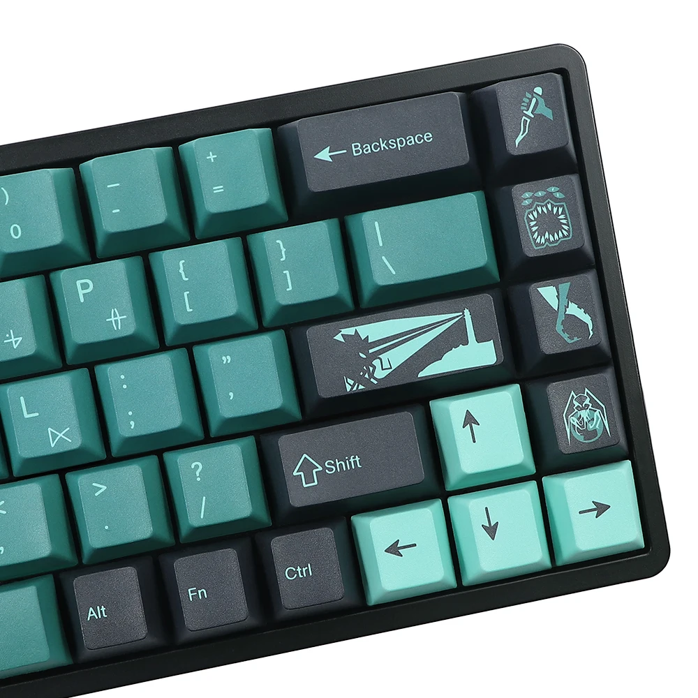 GMK-KEY Terror Below Theme PBT Dye Subbed Keycap For MX Switch FL980 Mechanical Keyboard gmk Keycap Cherry Profile Key Caps