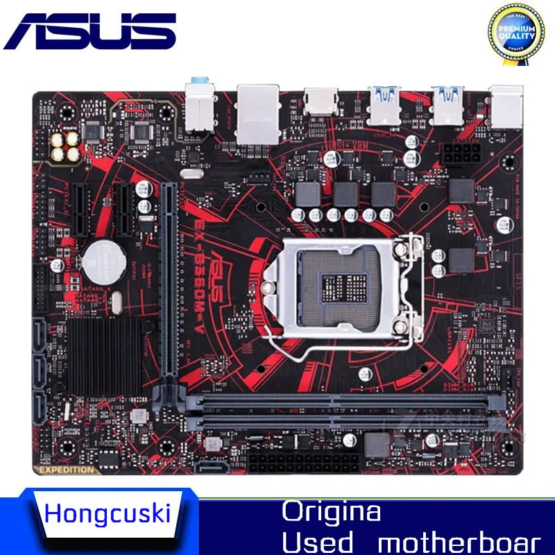 

For ASUS EX-B360M-V Used original motherboard Socket LGA 1151 DDR4 B360 Desktop Motherboard