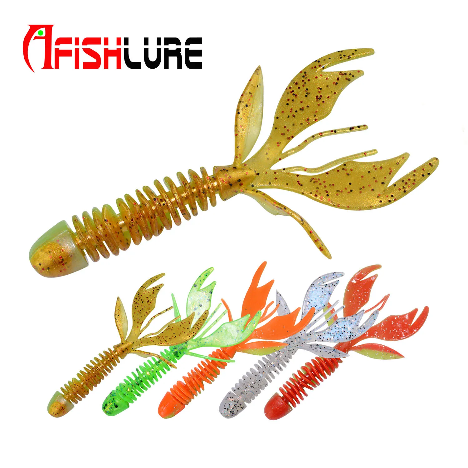 

10pcs 80mm 2.3g soft Fishing Lures