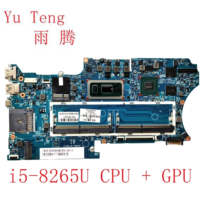 

for HP Pavilion X360 motherboard TPN-W139 14m-dh 18742-1 i5-8265 cpu