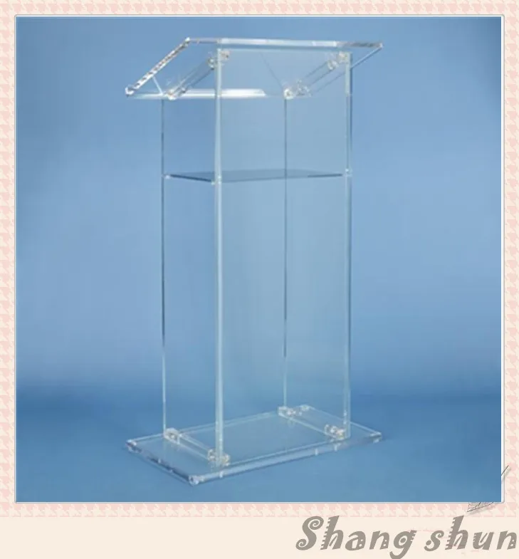 

Customized Acrylic Lectern, Clear Acrylic Church Lectern, Clear Acrylic Church Pulpit, Clear Acrylic Church Podium