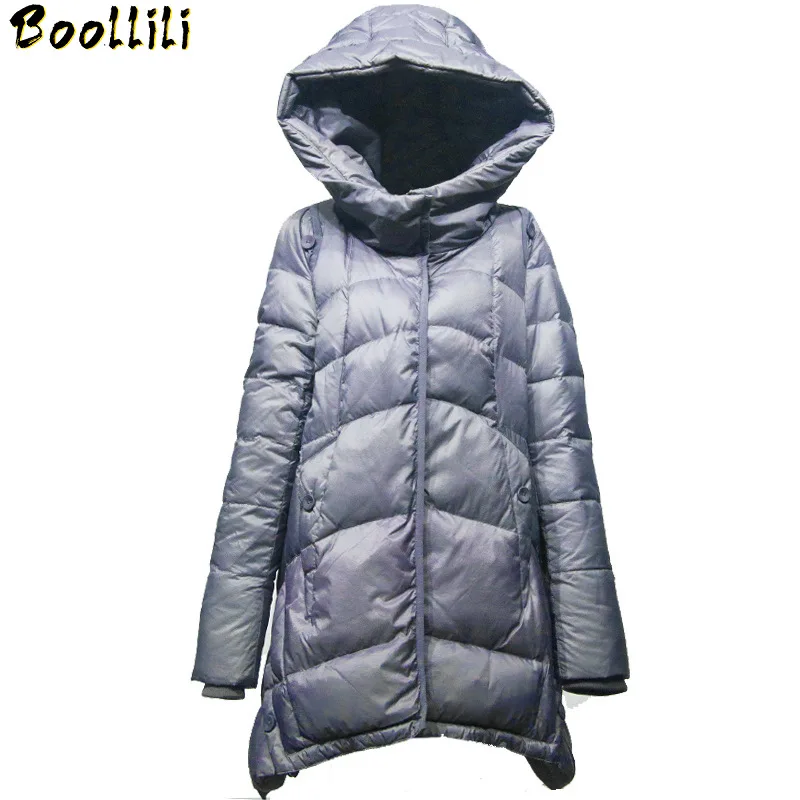 

Winter Coat Boollili Down Jacket Woman Hooded Fashion Korean Ultra Light Puffer Jacket Warm Down Coats and Jackets 2023