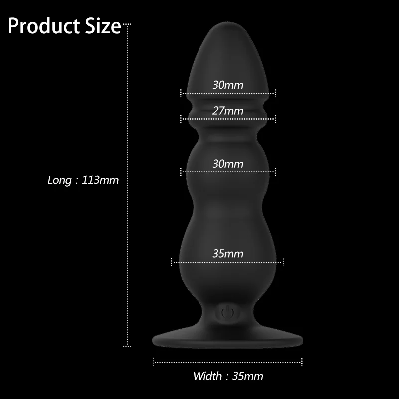 Masajeador de próstata inalámbrico para hombres adultos, Juguetes sexuales con Control remoto, tapón Anal, vibrador Anal, estimulador