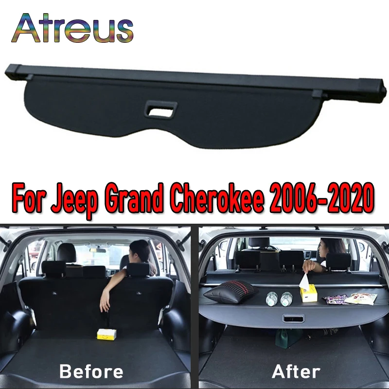 

Trunk Parcel Shelf Cover for Jeep Grand Cherokee 2020 2019 2018 2017 2016 06-15 WK WK2 WJ Retractable Rear Racks Spacer Curtain