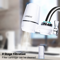 Tap Water Purifier Clean Kitchen Faucet Washable Ceramic Percolator Water Filter Filtro Rust Bacteria Removal Replacement Filte