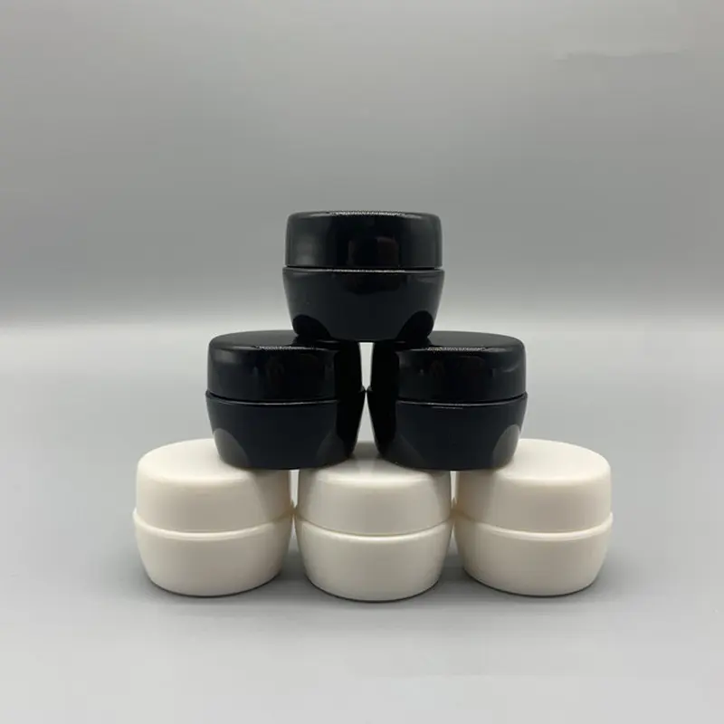 300pcs 5g Plastic Empty Makeup Jar Pot Refillable Bottles Travel Face Cream Lotion Cosmetic Container