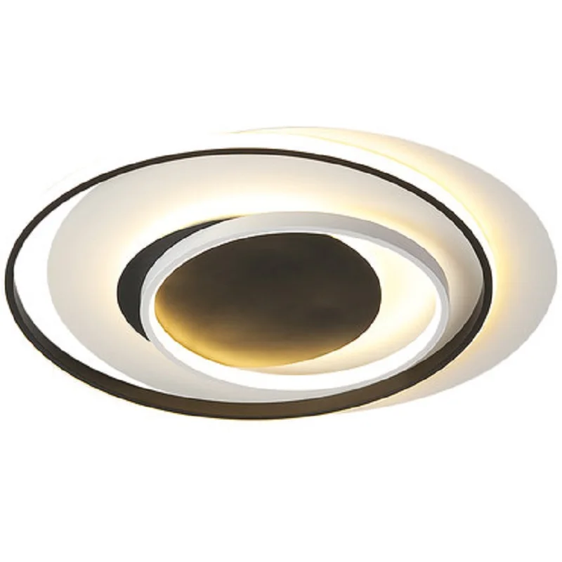 Rectangular led ceiling lamp modern lighting living room dining room studio circular dimming ceiling lamp