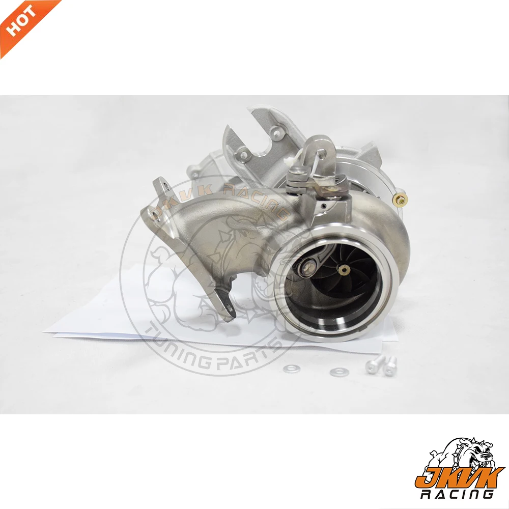 JKVK RACING Dual Ceramic Ball Bearing Billet Wheel Turbocharger Upgrade IS38 Big Size For MK7 G olf R S3 A3 EA888 GEN 3 550HP