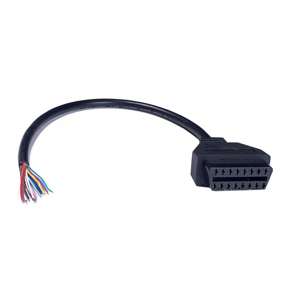 LOW Price OBD2 Female Connector 16 pin Female Extension Connector 16Pin Car Diagnostic Interface Tool Adapter OBDII OBD 2 OBD2