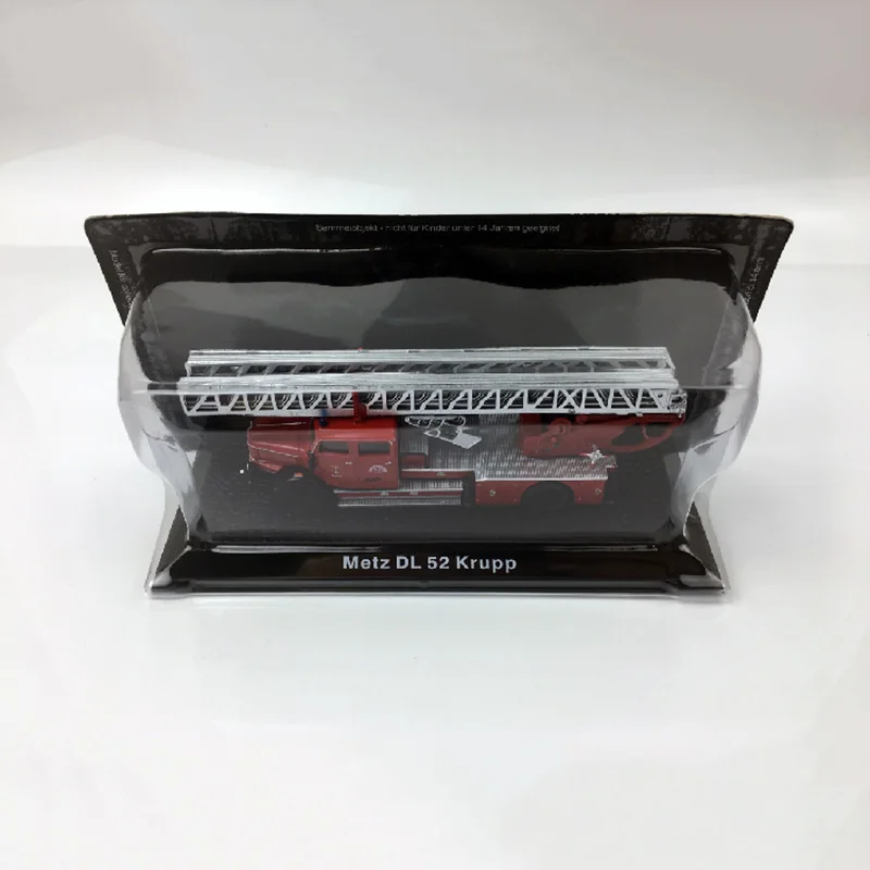 Diecast modelo de carro 1:72 metz dl 52 krupp fogo motor liga modelo brinquedos para meninos brinquedos quentes recolher e exibir presentes caminhão de bombeiros