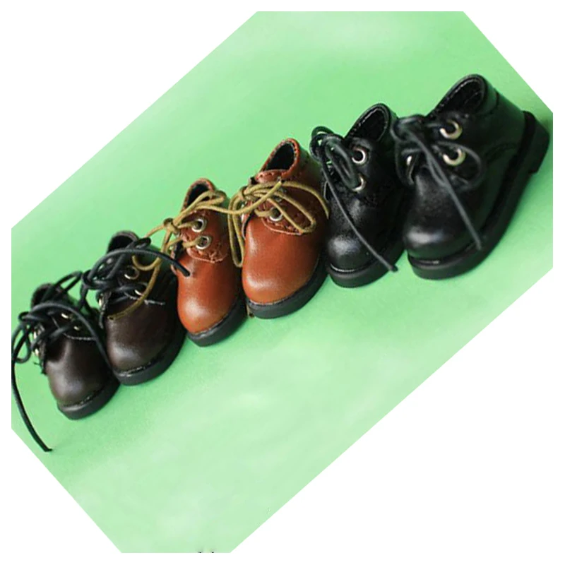 

BJD shoes 1/6 YOSD student shoes 5cm length shoes for 1/6 YOSD doll 4 colors doll leather shoes doll accessories