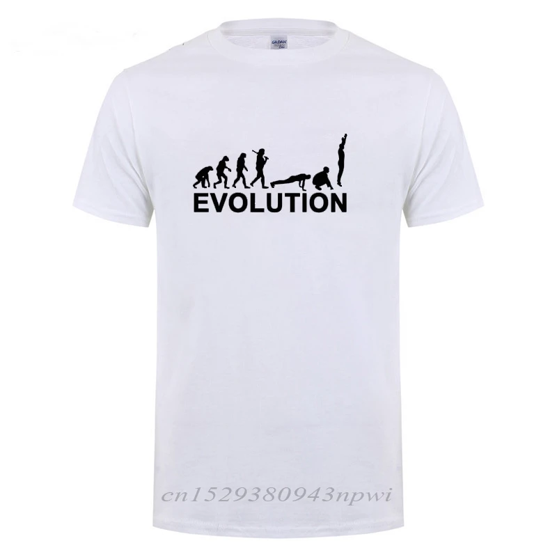 Evolution Burpees Instructor Crossfit T-Shirt Funny Birthday Gift For Men Dad Father Husband Short Sleeve O Neck Cotton T Shirt