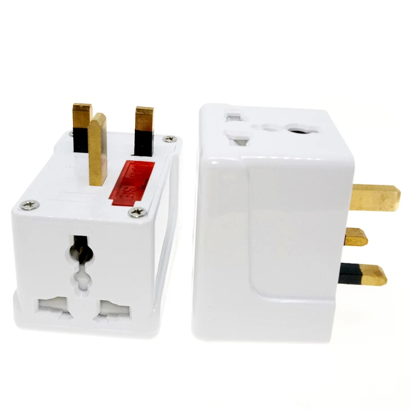 3 IN 1 - UK Ireland Malaysia HK Singapore Plug Socket Splitter Masterplug Adapter 13A Fused AC250V