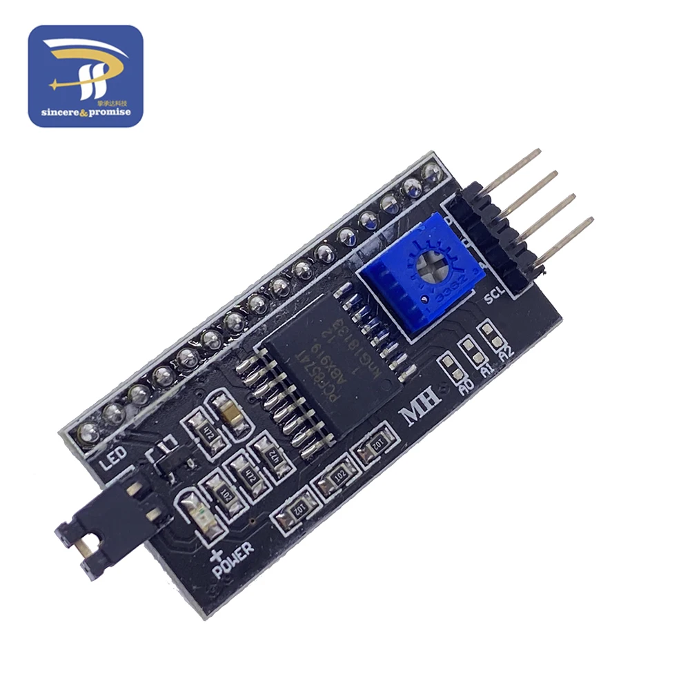 LCD1602 PCF8574T PCF8574 IIC/I2C/Schnittstelle 16x2 Zeichen LCD Display Modul 1602 5V Blau/gelb Grün Bildschirm Für Arduino DIY