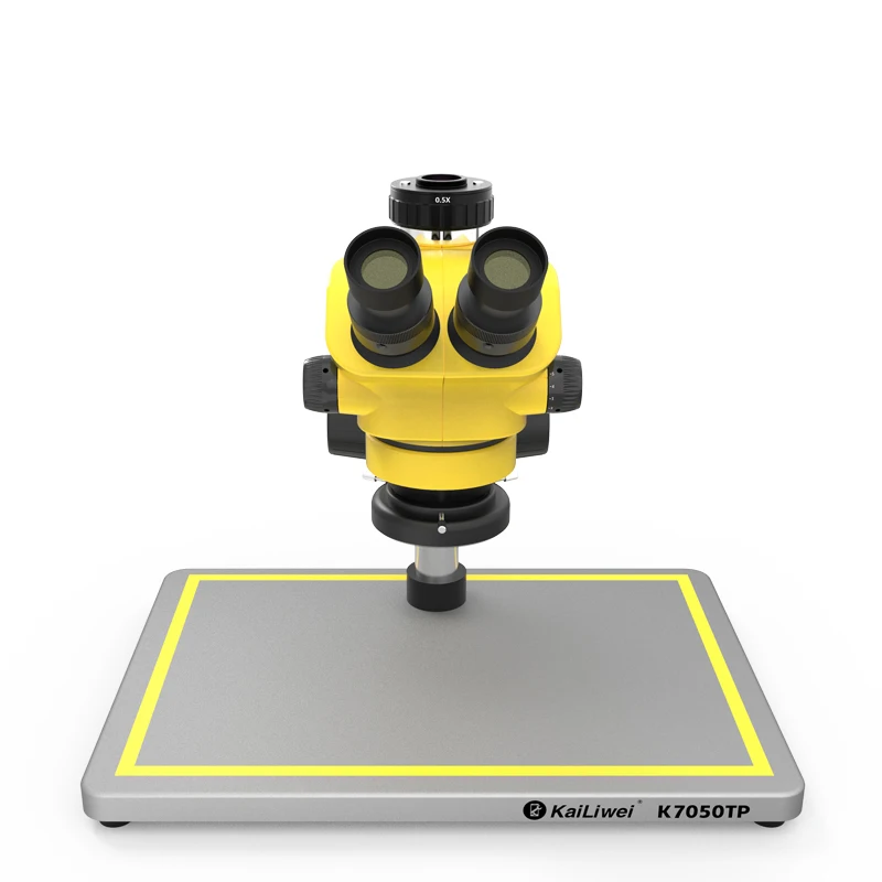 Imagem -06 - Kailiwei Telefone Móvel Reparação Trinocular 750x 0.5xctv Microscópio Estéreo com Polegada Monitor Função Wi-fi