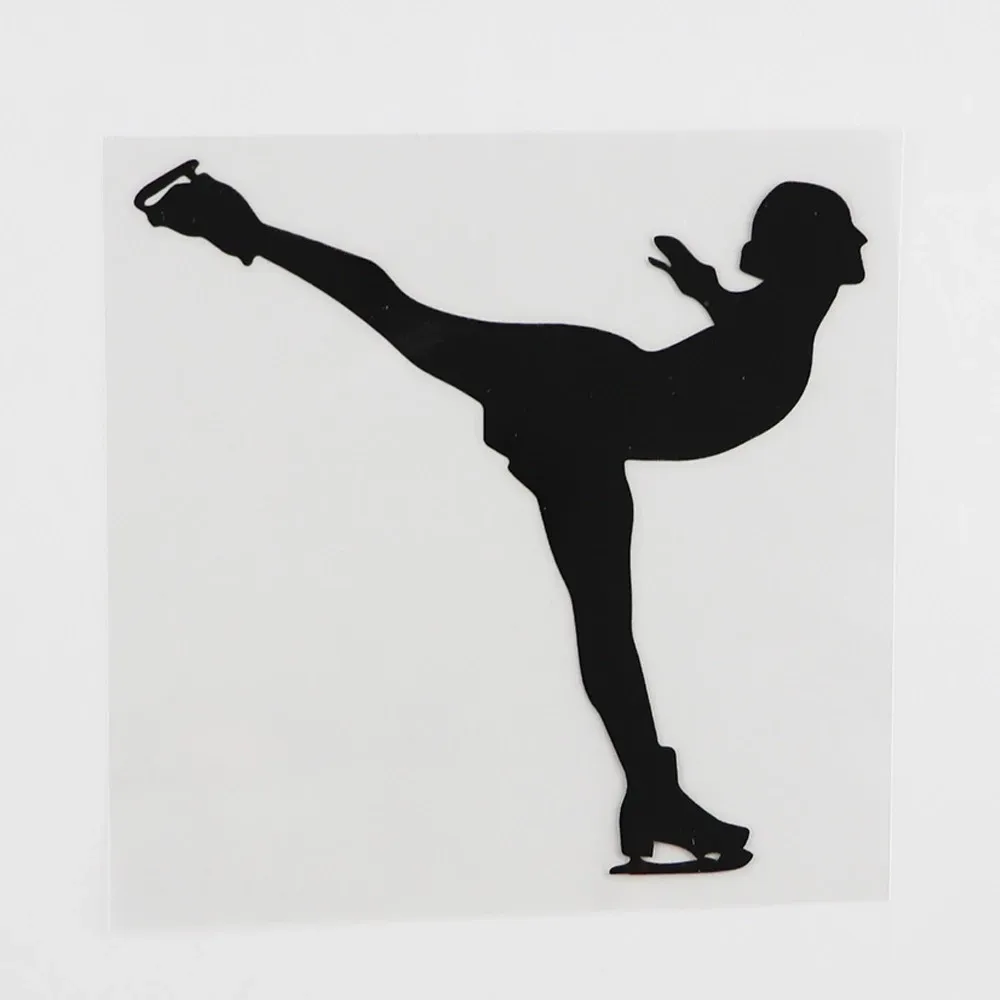 

11.9CMX11.5CM Dance Ice Skate Ice Skating Decal Vinyl Car Sticker