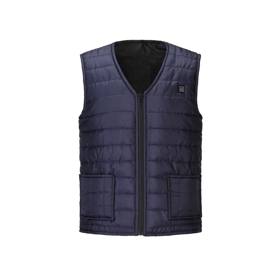 Herren Herbst Outdoor USB 5-Zonen Infrarot-Heizweste Jacke Winter Flexible Elektrische Thermobekleidung Weste Angeln Wandern – Detail 6
