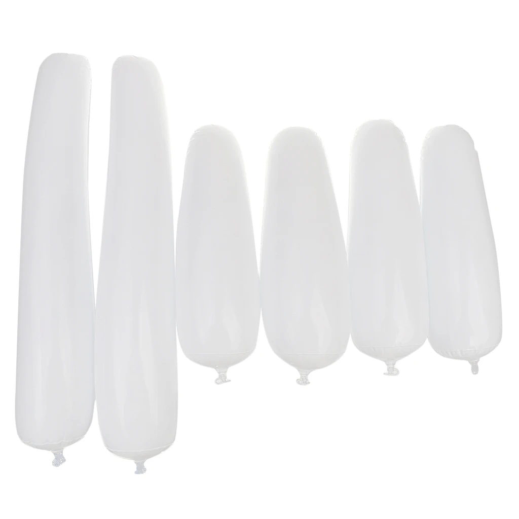 3 Pairs White Inflatable Shoes Stretcher Boots Insert Shaper 50cm 32cm