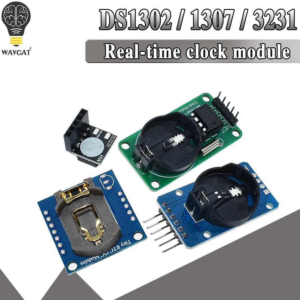 Módulo DS3231 AT24C32 IIC, módulo de reloj de precisión DS1302, módulo de memoria DS1307, mini módulo en tiempo Real 3,3 V/5V para Raspberry Pi
