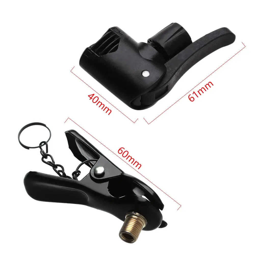 Multi-verwenden Inflator Pumpe Düse/Clips FV AV Ventil Anschluss Kopf Ventil Fahrrad Reifen Reifen Luftpumpe Bike radfahren Im Freien Zubehör – Detail 1