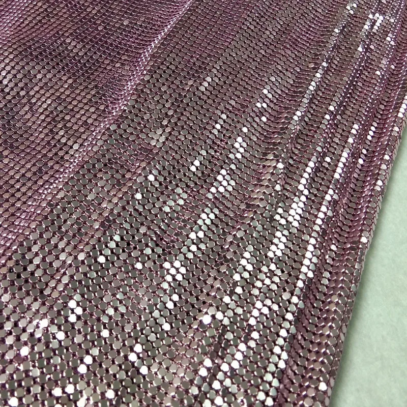 75 x 150  cm Sparkly Metal Mesh Fabric Chainmail Jewelry Making Metal Mesh Fabric