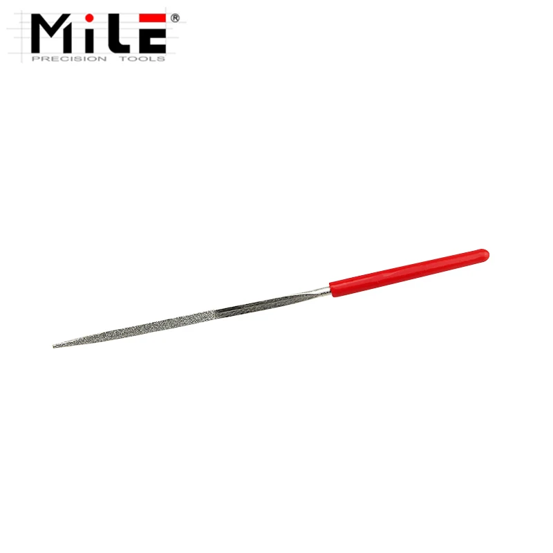 MILE 5PCS/Set 100x2mm Mini Needle File Set DIY Tools Ceramic Crafts Wood Rasp File Needle Jewelry Polishing Carving Diamond File