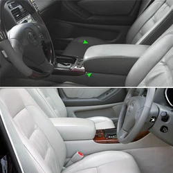 Car Center Console Lid Armrest Box Leather Cover Sticker Trim Trim For Lexus GS300 GS400 GS430 1999 2000 2001 2002 2003 2004