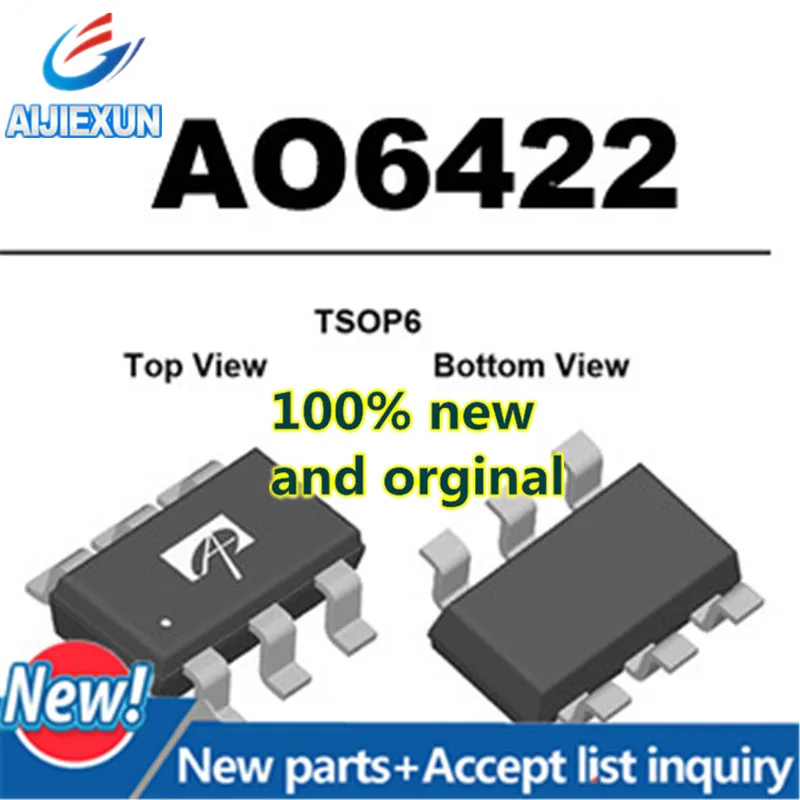 20Pcs 100% New and original TSOP6 AO6422 A06422 MOS 20V N-Channel MOSFET large stock