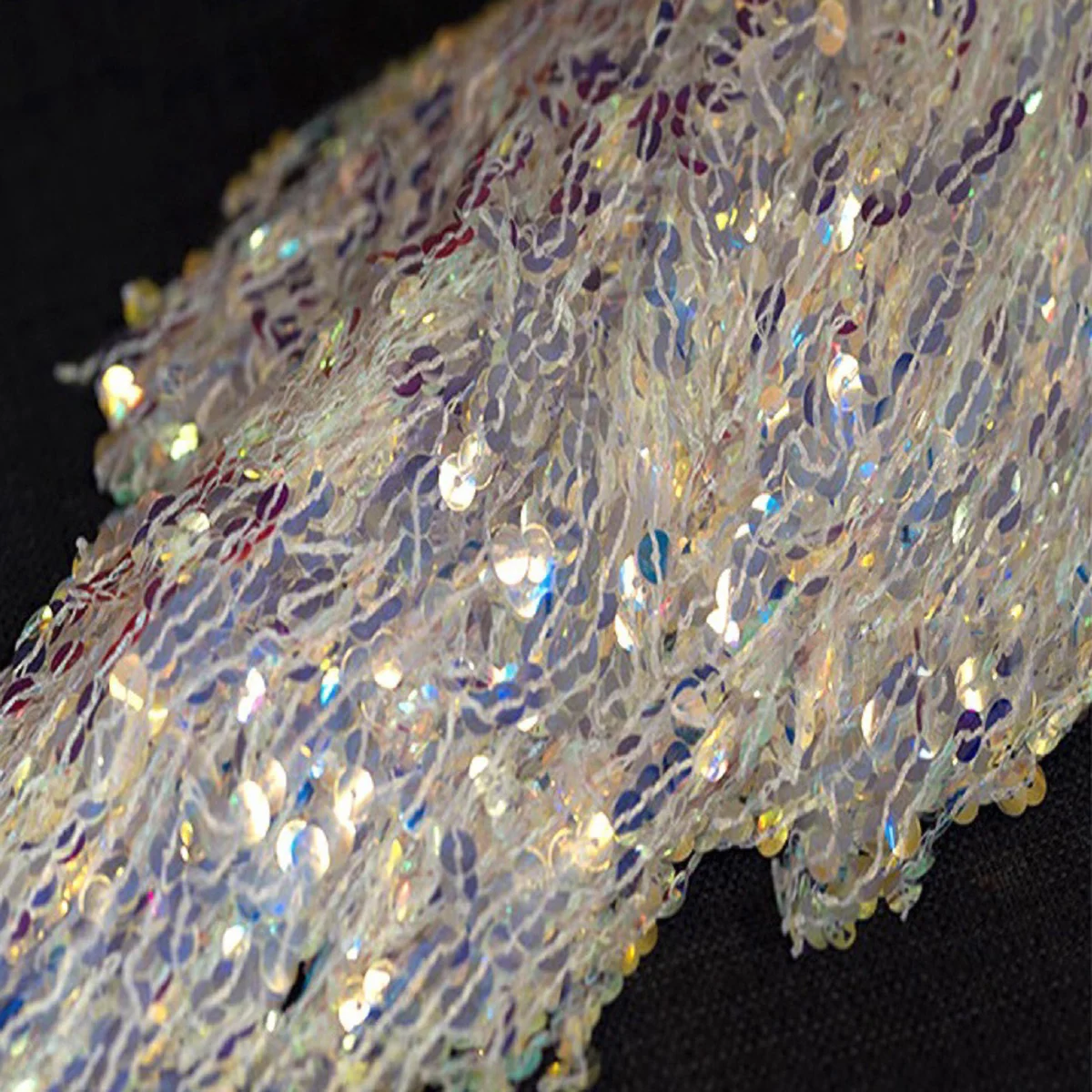 1 Yard 15CM Wide Sequins Tassel Fringe Curtain Home Textile Decoration Lace Ribbon Lace Fabric Garment