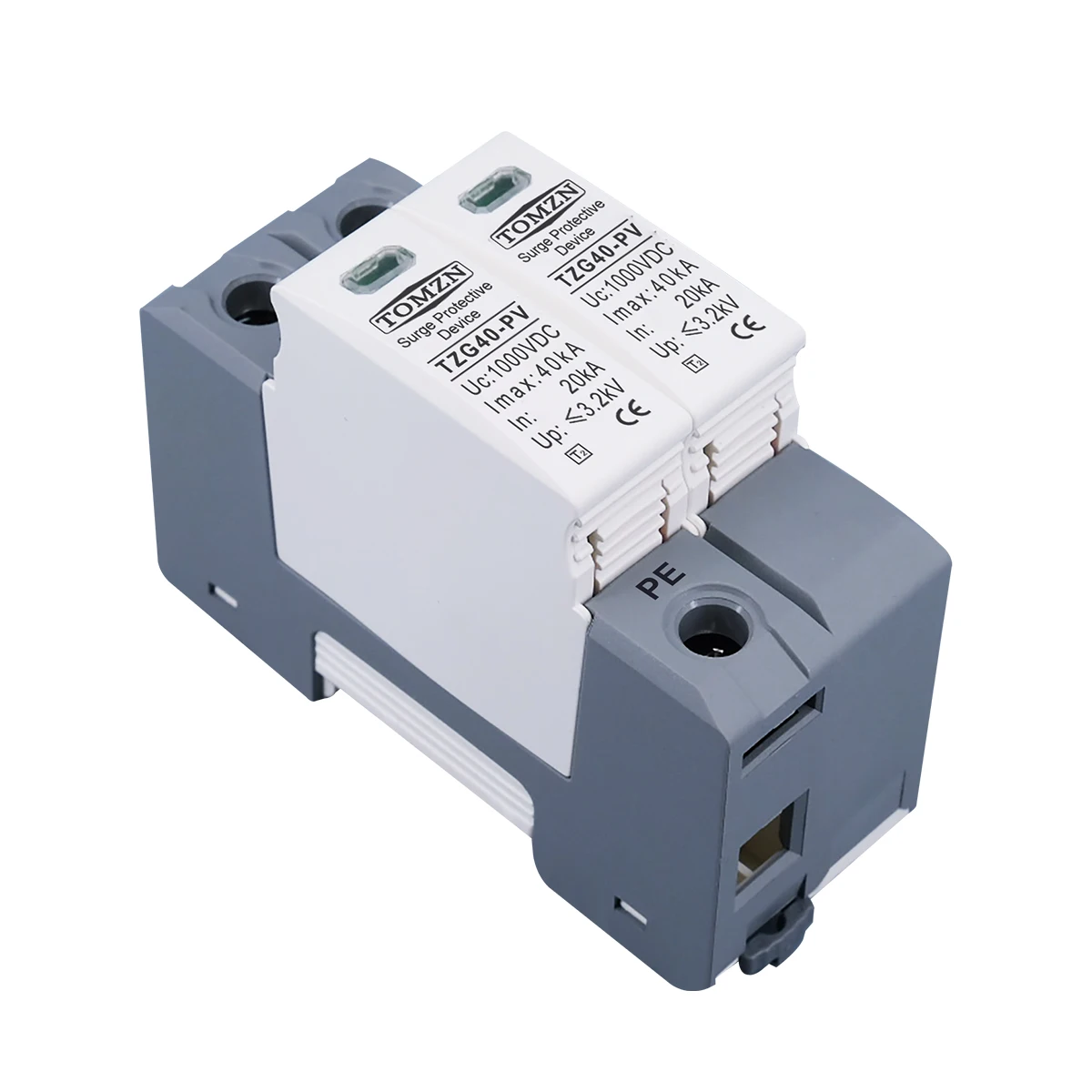 DC SPD 1000V 800V 600V 20KA~40KA  House Surge Protector Protective Low-voltage  Arrester Device