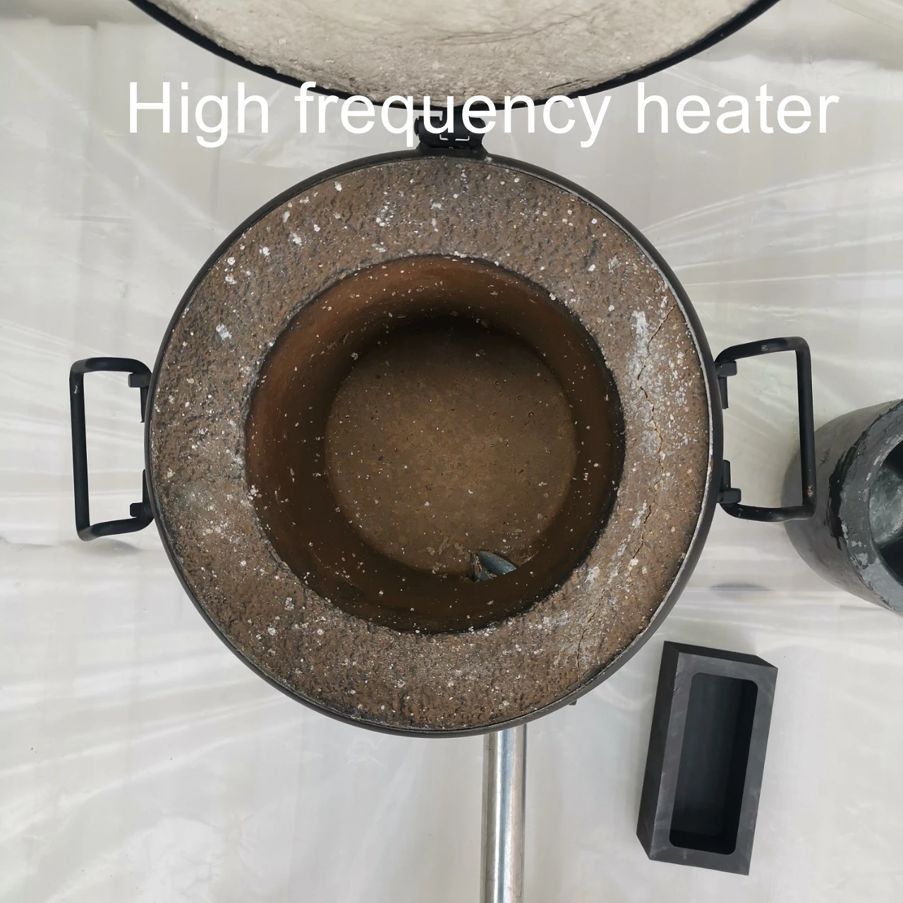 6กก.ทองเงินทองแดงทองเหลืองอลูมิเนียมเบ้าหลอมเตาไฟฉาย Melting Casting Foundry Clay Graphite Refining