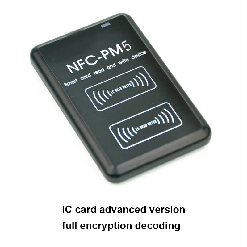 NEW PM5 IC/ID Copier 13.56MHZ RFID Reader Duplicator NFC Full Writer Decoding Function Card