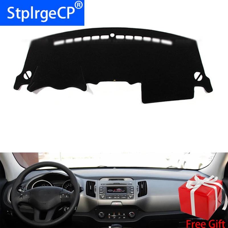 For Kia sportage R 2011 2012 2013 2014 2015 2016 Car Styling Dash Mat Dashmat Dashboard Sticker Cover Dash Board Cover Carpet