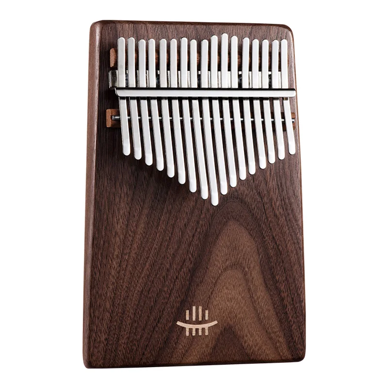 NEW Kalimba 17/21 Key Black Walnut Curly Figure Keyboard Thumb Piano Chamfer Calimba Musical Instruments Keyboard Instruments