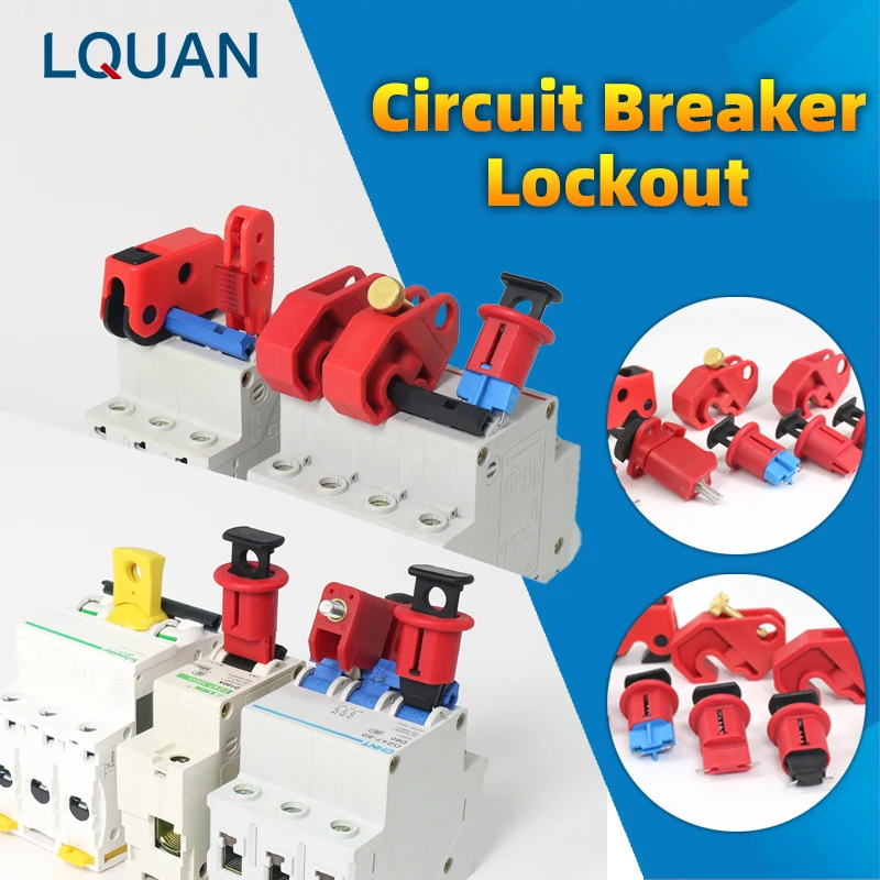 4 Types Electrical Miniature Circuit Breaker Lockout Tagout Device,Mini Circuit Breaker Lockout