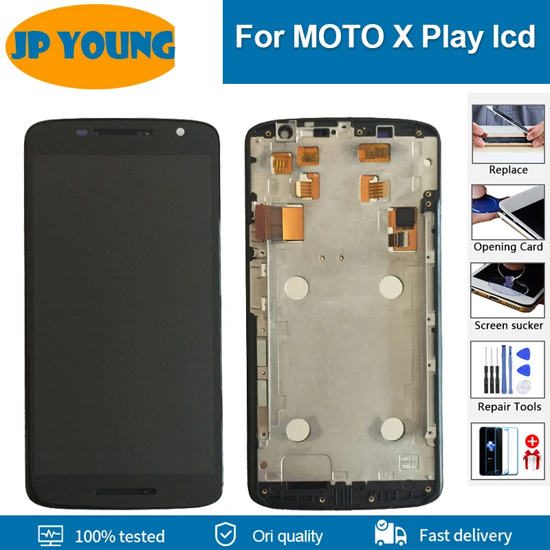 

5.5" lcd For Motorola Moto X Play XT1561 XT1562 XT1563 LCD Display Touch Screen Digitizer For Moto XPlay LCD with frame Assembly