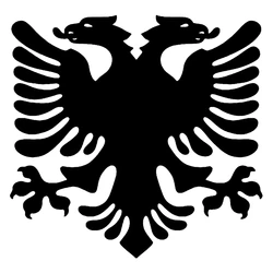 CK3256# Various Sizes Albanian Eagle Funny Car Sticker Vinyl Decal Waterproof Car Auto Stickers on Bummper Laptop Rear Window