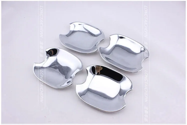 New Chrome Car Door Handle Cup Bowl Cover Trim  For Toyota Highlander 2008-2013 Camry 2007 2008 2009 2010 2011