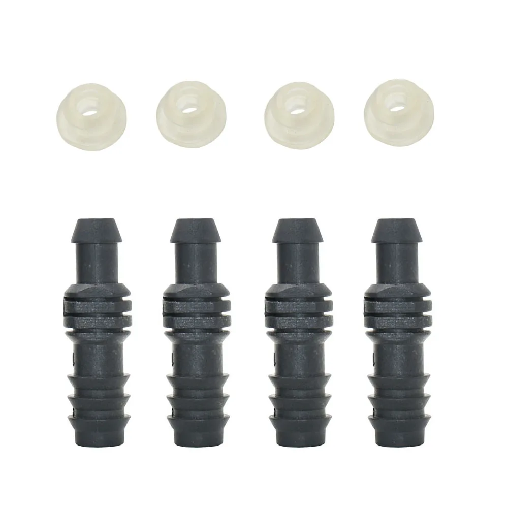 12mm To 16/20mm Pe Hose Barb Connectors Garden Tap 1/2 3/4  Drip Irrigation Tube Water Hose Coupler Adapter 4pcs