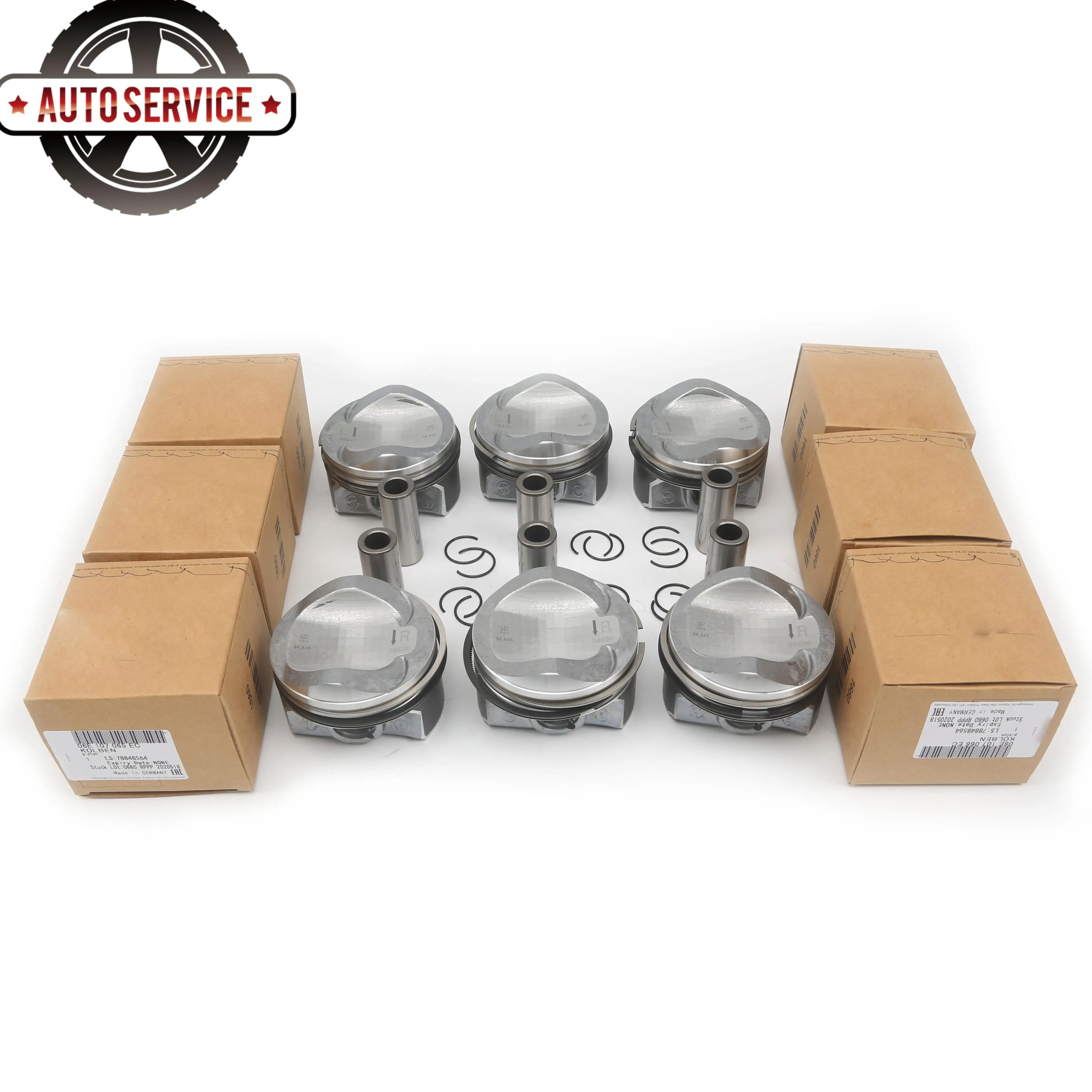 

For Audi A4 A5 A6 A8 A7 Sportback Q7 S4 S5 S6 S8 Quattro 3.0TFSI CREC CRED Piston & Piston Rings Assembly 06E 107 065 EC 22MM