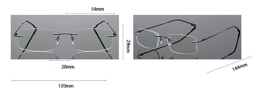 Kann Blume männer Rahmen Brillen Blau Licht Männlichen Lesebrille Titan Eyeglasse Rahmen Alte Gläser armacao oculos – Detail 3