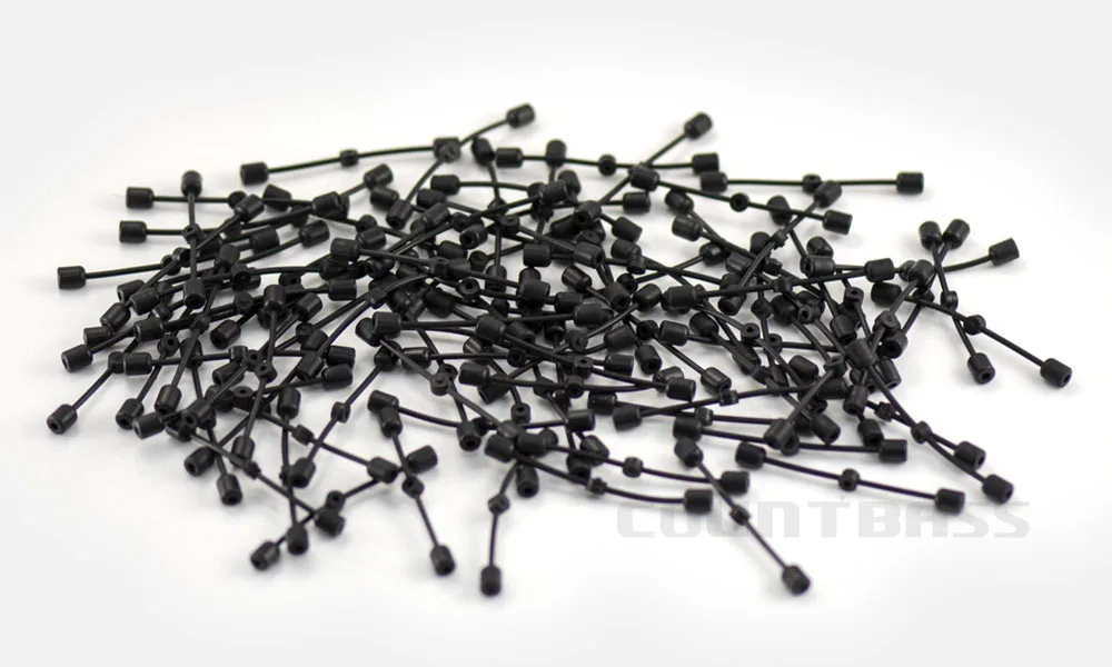COUNTBASS 50PCS Rassel Strap Rock Kragen für Slide Jigging Rock Schwanz Gummi Jigs Schwimmen Köder Angeln Locken Teile – Detail 6