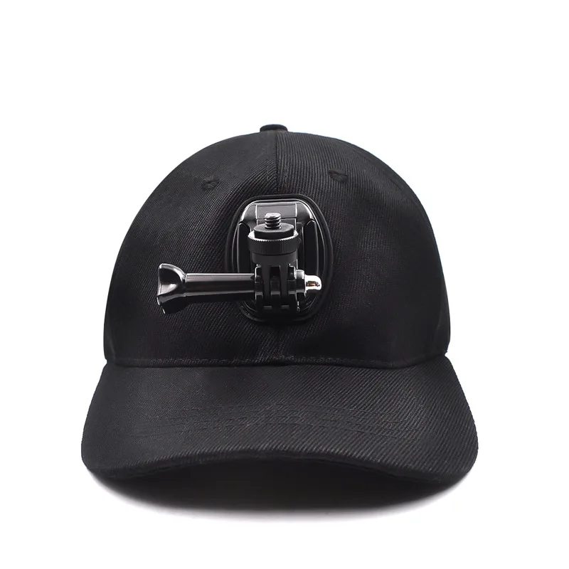 4 in1 Berretto Da Baseball Del Cappello Del Sole del Cappello Della Protezione di 1/4 pollici adattatore di Base Del Supporto Del Supporto Per insta360 one X GoPro DJI OSMO macchina fotografica di Sport di azione