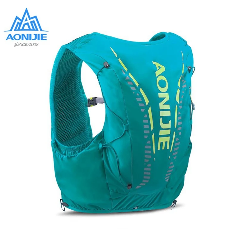 Aonijie Hydration Vest Backpack 12L With Water Bottle Bladder Bag Outdoor Portable Ultralight For Trail Running Hiking Marathon