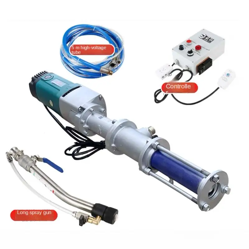 Multifunctional 2200W portable paint spraying machine Putty fireproof coating mortar high pressure exterior wall NEW