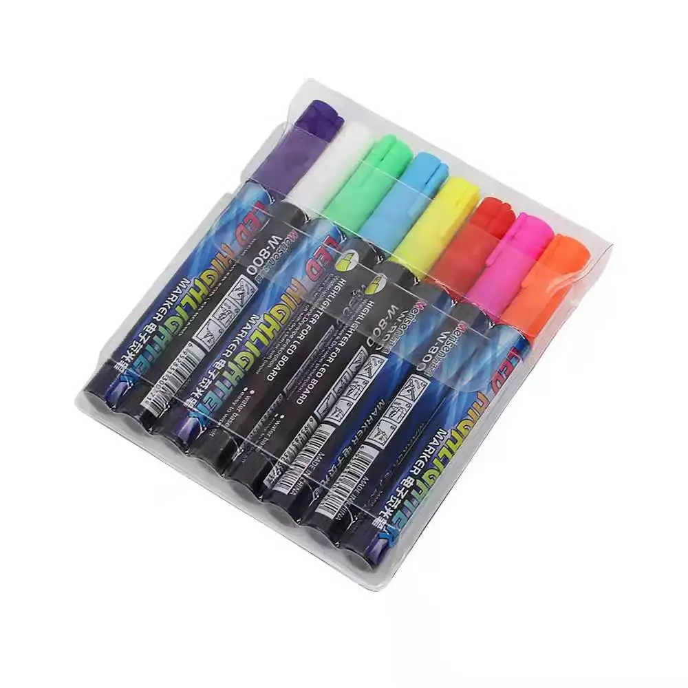 LED Highlighter Queen Bee Marker Plastic Marking Pen 8Colors Beekeeping Identification Rearing Mating Marker Beekeeper Equipment