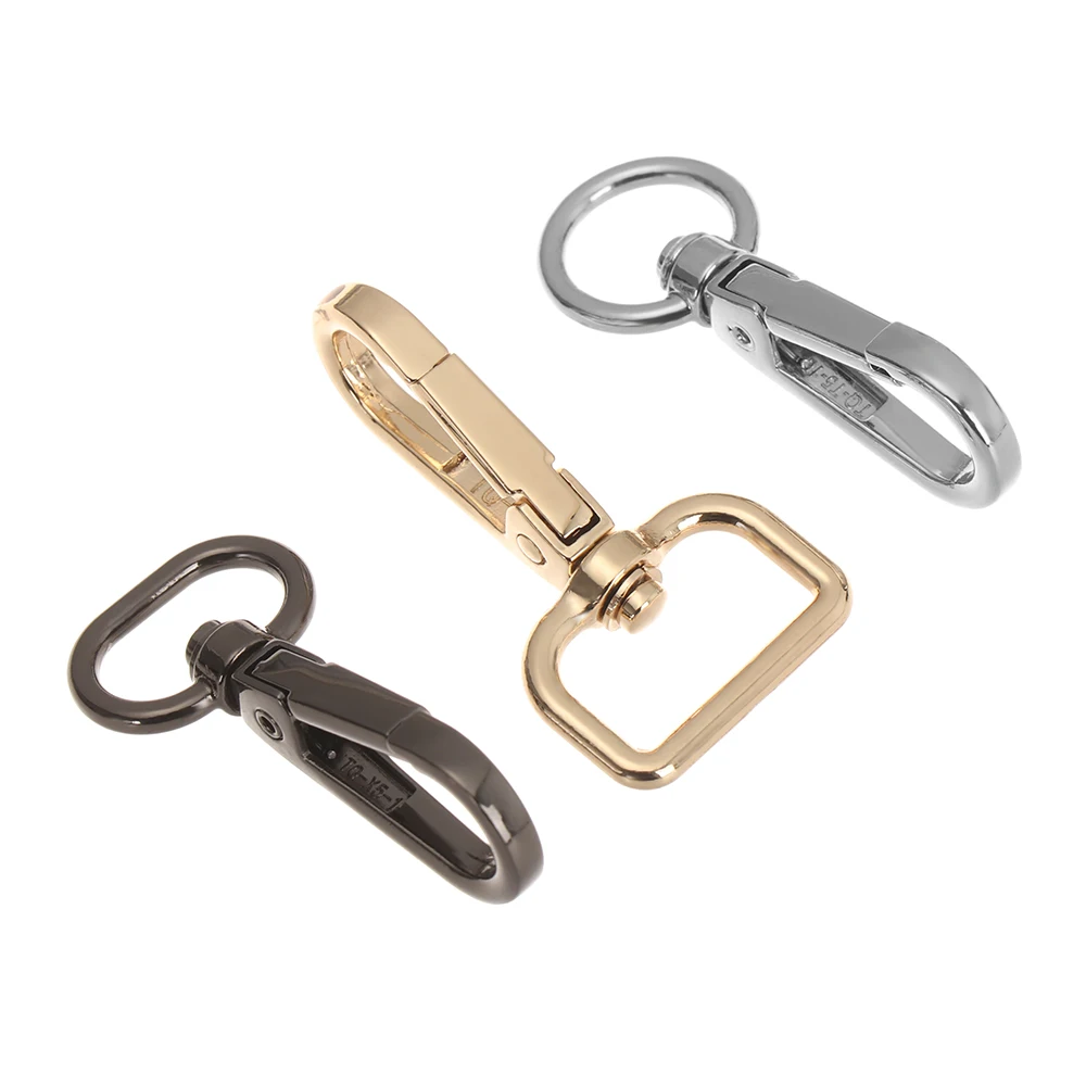 5Pcs Hot Sale Metal Bags Strap Buckles Lobster Clasp Collar Carabiner Snap Hook DIY KeyChain Bag Part Accessories 13/15/20/25mm