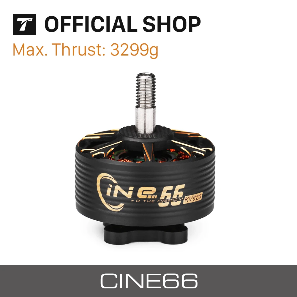 T-motor FPV CINE66 KV925 KV1155 Brushless Motor For FPV  Freestyle