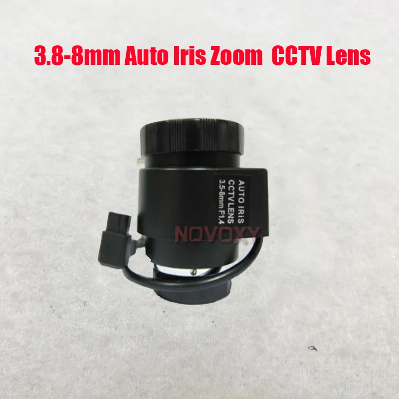 3.5~8mm Varifocal F1.4 Auto Iris Manual Zoom CCTV Lens CS Mount For Video Security Box / Body Camera Free Shipping