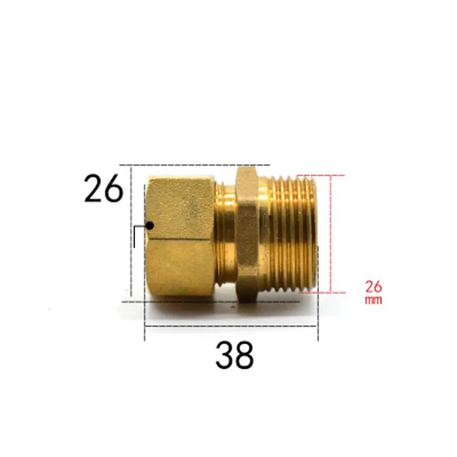 

Fit 14/18mm ID/OD PEX-AL-PEX Tube x 3/4" BSPP Male Brass Pipe Fitting Coupling Connector Adapter